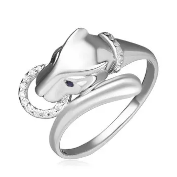 Серебряное кольцо с сапфирами