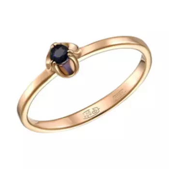 Серебряное кольцо с сапфиром