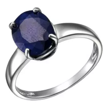 Серебряное кольцо с сапфиром