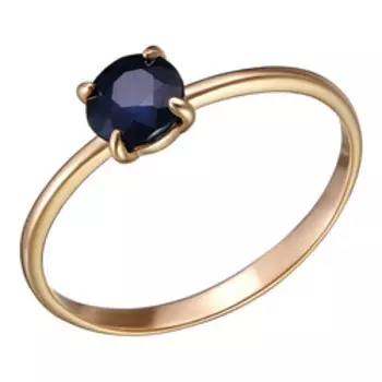 Серебряное кольцо с сапфиром