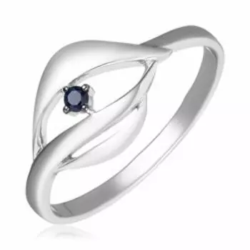 Серебряное кольцо с сапфиром