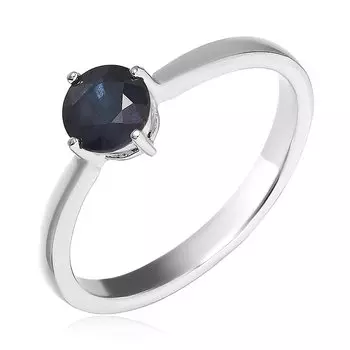 Серебряное кольцо с сапфиром