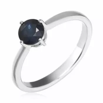Серебряное кольцо с сапфиром