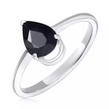 Серебряное кольцо с сапфиром