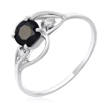 Серебряное кольцо с сапфиром