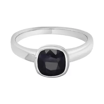 Серебряное кольцо с сапфиром