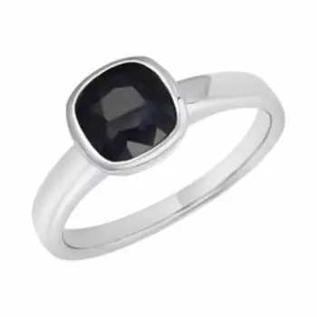 Серебряное кольцо с сапфиром