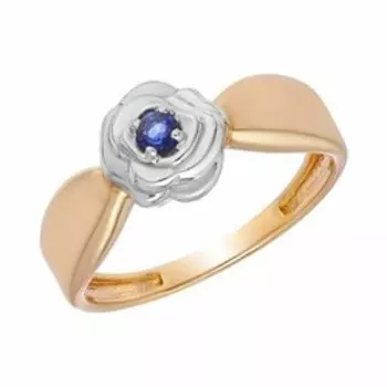 Серебряное кольцо с сапфиром