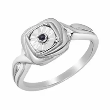 Серебряное кольцо с сапфиром