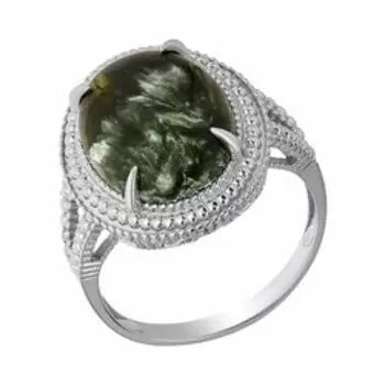 Серебряное кольцо с серафинитом