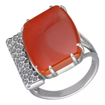 Серебряное кольцо с сердоликом