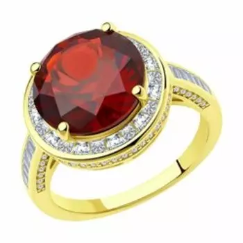 Серебряное кольцо с ситаллами