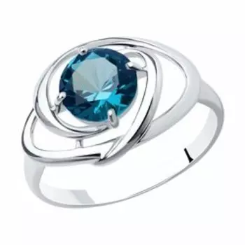 Серебряное кольцо с ситаллом