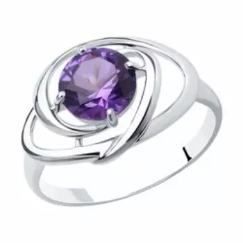 Серебряное кольцо с ситаллом