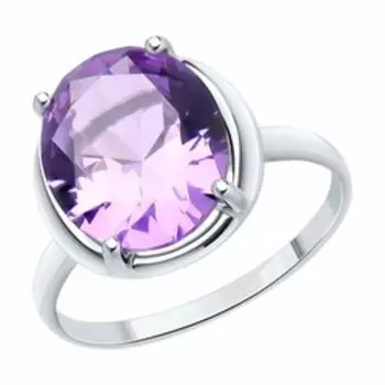 Серебряное кольцо с ситаллом