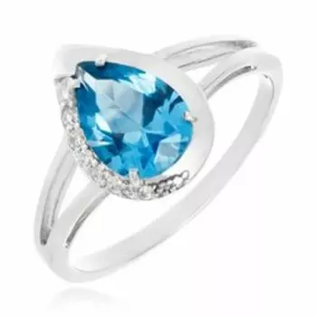 Серебряное кольцо с ситаллом