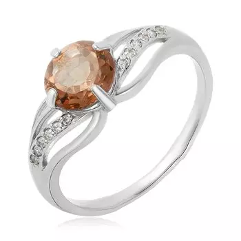 Серебряное кольцо с ситаллом