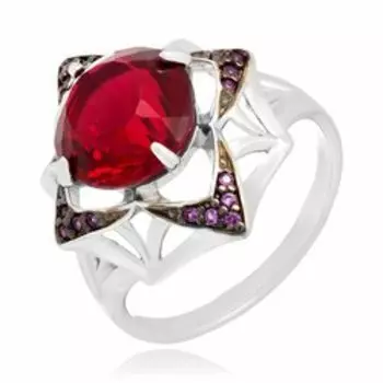 Серебряное кольцо с ситаллом