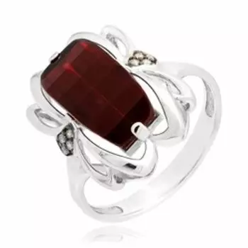 Серебряное кольцо с ситаллом