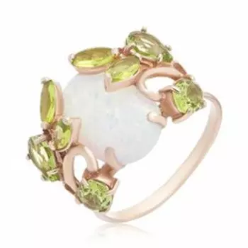 Серебряное кольцо с ситаллом