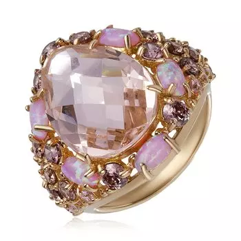 Серебряное кольцо с ситаллом