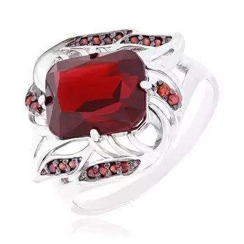 Серебряное кольцо с ситаллом