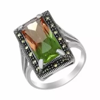 Серебряное кольцо с ситаллом