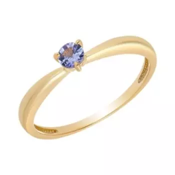 Серебряное кольцо с танзанитом