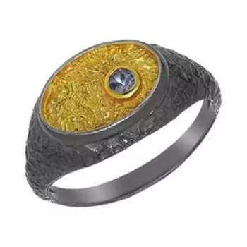 Серебряное кольцо с танзанитом