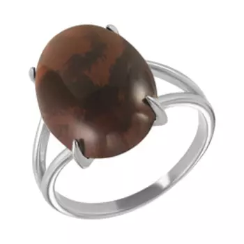 Серебряное кольцо с тигровым глазом