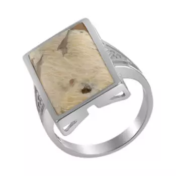 Серебряное кольцо с тинтом и фианитами