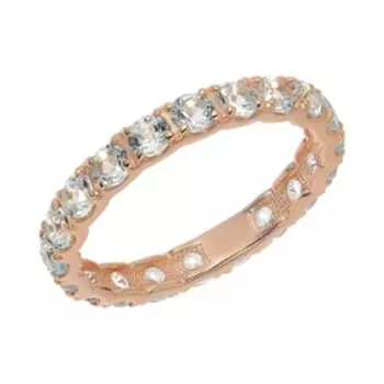 Серебряное кольцо с топазами