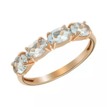 Серебряное кольцо с топазами