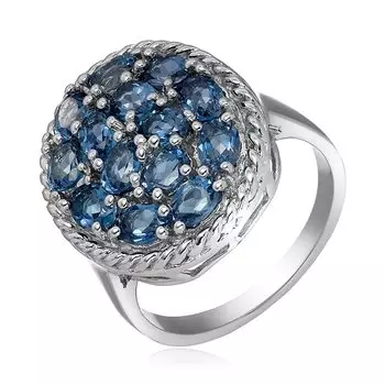 Серебряное кольцо с топазами лондон