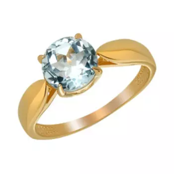 Серебряное кольцо с топазом