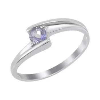 Серебряное кольцо с топазом