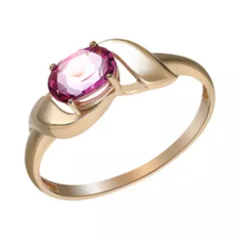 Серебряное кольцо с топазом