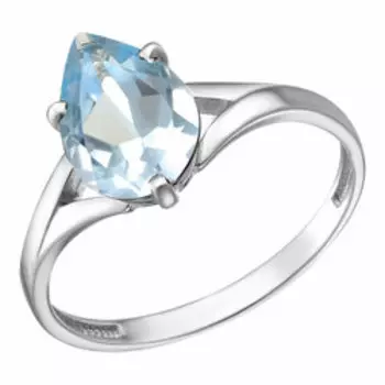 Серебряное кольцо с топазом