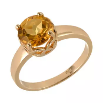 Серебряное кольцо с топазом