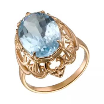 Серебряное кольцо с топазом