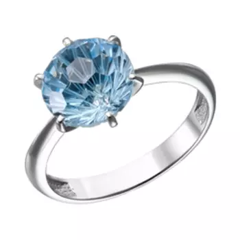 Серебряное кольцо с топазом