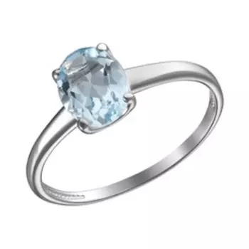 Серебряное кольцо с топазом