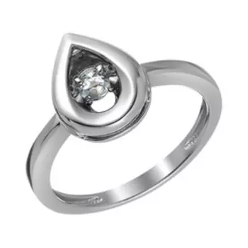 Серебряное кольцо с топазом