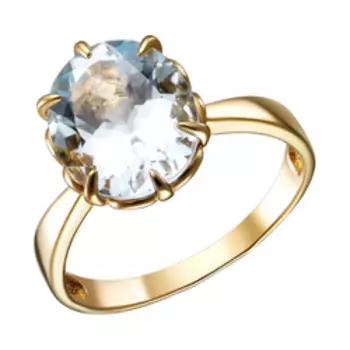 Серебряное кольцо с топазом