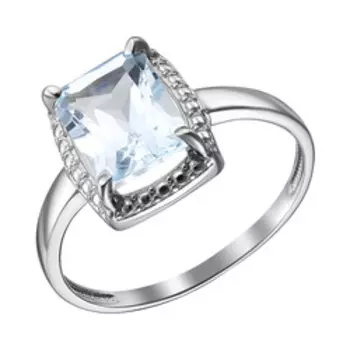 Серебряное кольцо с топазом