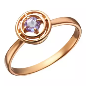 Серебряное кольцо с топазом