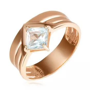 Серебряное кольцо с топазом