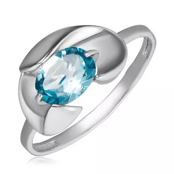 Серебряное кольцо с топазом