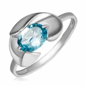 Серебряное кольцо с топазом