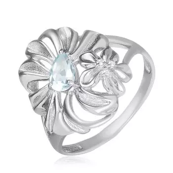 Серебряное кольцо с топазом